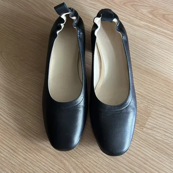Everlane Shoes Everlane The Italian Black Leather Day Heel